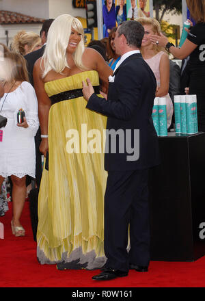 Le directeur Adam Shankman et Queen Latifah en arrivant à la première mondiale à la laque à Westwood Village Theatre de Los Angeles. sourire pleine longueur Banque D'Images