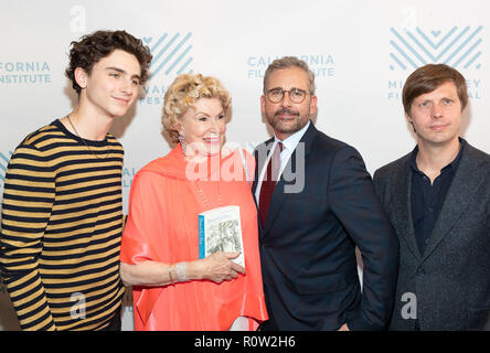 Mill Valley Film Festival 41e - beau garçon - Premiere comprend : Timothée Chalamet, Jennifer Coslett MacCready, Steve Carell, Felix Van Groeningen, Timothée Chalamet Où : San Rafael, California, United States Quand : 06 Oct 2018 : Crédit a appelé l'Altizer/WENN.com Banque D'Images