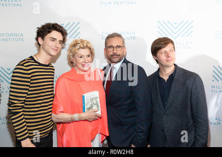 Mill Valley Film Festival 41e - beau garçon - Premiere comprend : Timothée Chalamet, Jennifer Coslett MacCready, Steve Carell, Felix Van Groeningen, Timothée Chalamet Où : San Rafael, California, United States Quand : 06 Oct 2018 : Crédit a appelé l'Altizer/WENN.com Banque D'Images