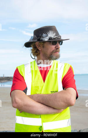 La ville de Folkestone. Sprucer ils renoncer à ce qu'il y a une période de garder propre et rangé à Folkestone pour chacun d'apprécier et de le faire paraître belle. Banque D'Images