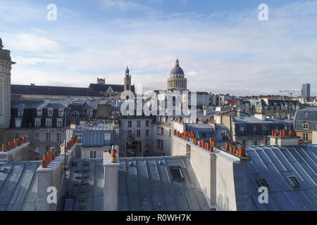 Vue sur les toits de Paris, France Banque D'Images