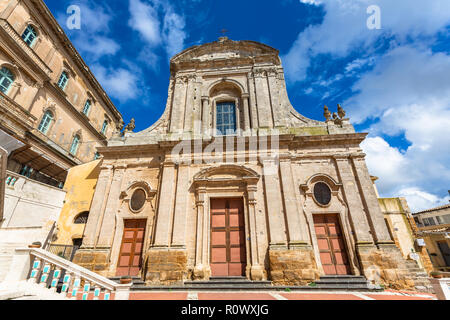 Caltagirone, Italie - le 22 septembre 2018 : l'église Santa Maria del Monte. Caltagirone, en Sicile, Italie. Banque D'Images