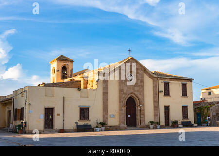 Marzamemi est l'un parmi les plus beaux villages de l'Italie de la mer 20. Marzamemi est une municipalité de la province de Syracuse, en Sicile. L'Italie. Banque D'Images