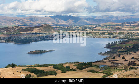 Lake Wanaka de Roy's Peak Randonnée Pédestre Banque D'Images