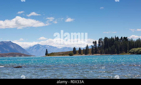 Lake Tekapo, Nouvelle-Zélande Banque D'Images