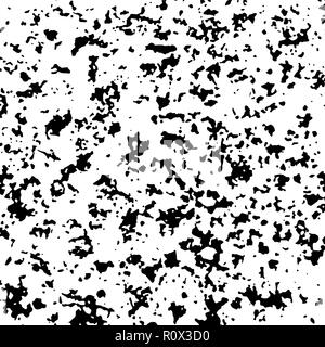 Texture granuleuse noir isolé sur fond blanc. Incrustation en détresse texturées. Grunge éléments de conception. Illustration vecteur eps,10. Illustration de Vecteur