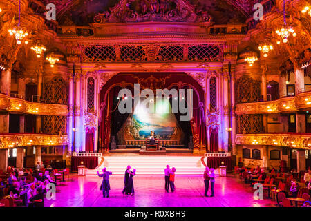 L'Angleterre, Lancanshire, Blackpool, Blackpool Tower Ballroom Banque D'Images