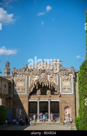 Grotte de Buontalenti, jardins de Boboli, Florence, Italie Banque D'Images