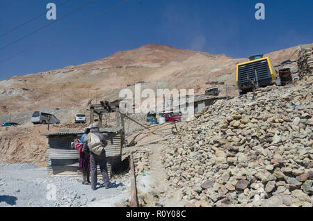 La montagne d'argent, des mines de Potosi, Bolivie Banque D'Images