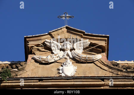 Détail architectural du complexe de San Firenze Florence en construction Banque D'Images