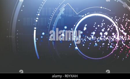 Le cyberespace résumé technologique vecteur conception d'arrière-plan technique Illustration de Vecteur