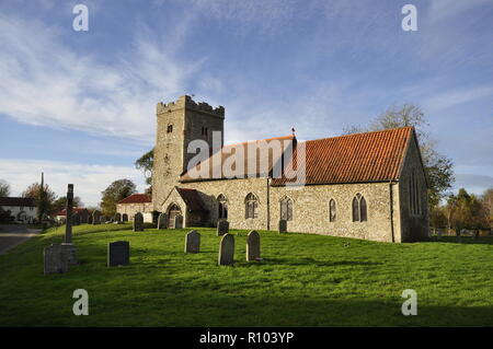 St Andrew's Church Wellingham West Norfolk, England UK Banque D'Images