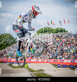 Laura Smulders - Glasgow2018 European Championships - BMX Racing Banque D'Images