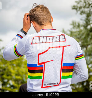 Slyvaim Andre - Glasgow2018 European Championships - BMX Racing Banque D'Images