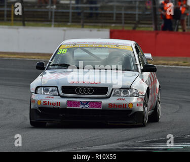 Keith Butcher, Audi A4, Super Touring Trophy, Silverstone Classic, juillet 2018, Silverstone, Northamptonshire, Angleterre, circuit, cjm-photographie, Banque D'Images