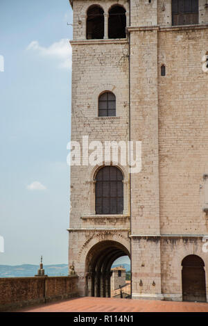 Le Palazzo del Consoli, Gubbio, Ombrie Banque D'Images