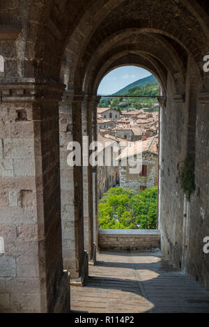 Le Palazzo del Consoli, Gubbio, Ombrie Banque D'Images