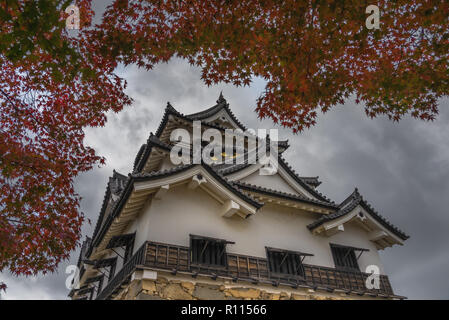 Château Hikone est 1 de 12 châteaux d'origine au Japon - Préfecture de Shiga. Banque D'Images