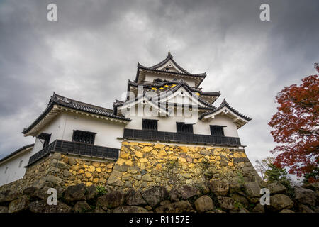 Château Hikone est 1 de 12 châteaux d'origine au Japon - Préfecture de Shiga. Banque D'Images