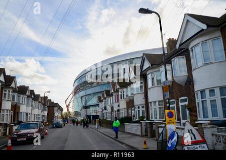 Tottenham,Tottenhams nouveau stade,White Hart Lane,N17,hotspur football,développement,novembre,2018,construction,stadium,football,spurs,premier ministre,construit,ligue Banque D'Images