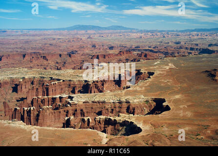 Les doigts dans le Canyonlands National Park, du point de vue Grand près de Moab, Utah Banque D'Images