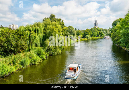 Vue de la rivière Havel à Potsdam, Allemagne Banque D'Images