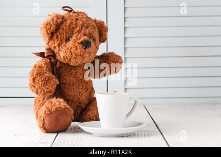 Bon matin avec ours Banque D'Images