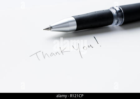 La main de remerciement Banque D'Images