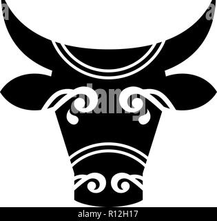 Bull Head abstract vector illustration Illustration de Vecteur