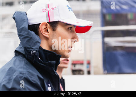 Sao Paulo, Brésil. 8Th Nov 2018. Le pilote Esteban OCON, FRA, POINT DE COURSE Force India F1 Team, au cours de la Formule 1 2018 Grand Prix du Brésil qui s'est tenue à l'Autodrome de circuit d'Interlagos à São Paulo, SP. (Photo : Victor Eleutério/Fotoarena) Crédit : Foto Arena LTDA/Alamy Live News Banque D'Images