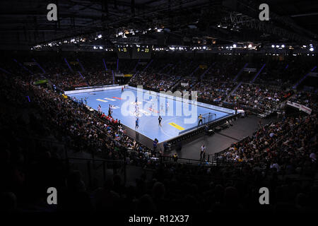 Stuttgart, Allemagne. 05Th Nov, 2018. Handball : Bundesliga, Stuttgart TVB - SC Magdeburg, 12e journée à la Porsche Arena. Hall d'ensemble. Credit : Marijan Murat/dpa/Alamy Live News Banque D'Images