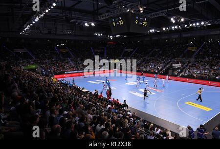 Stuttgart, Allemagne. 05Th Nov, 2018. Handball : Bundesliga, Stuttgart TVB - SC Magdeburg, 12e journée à la Porsche Arena. Hall d'ensemble. Credit : Marijan Murat/dpa/Alamy Live News Banque D'Images