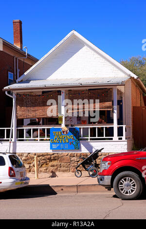 Le Cactus Café sur Saut N Bullard Street dans le centre-ville de Silver City NM Banque D'Images