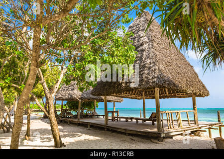 Station abandonnée. Zanzibar, Tanzanie. Banque D'Images