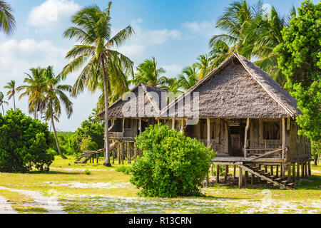 Station abandonnée. Zanzibar, Tanzanie. Banque D'Images