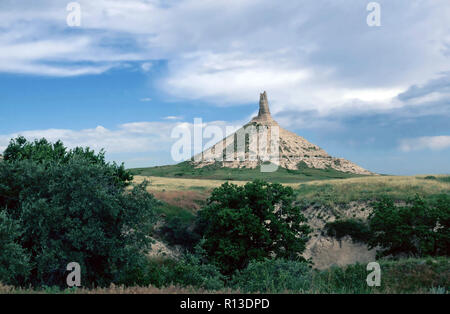 Chimney Rock National Historic Site,New York Banque D'Images