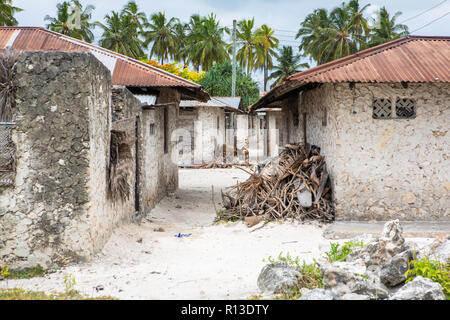 Village de Matemwe. Zanzibar, Tanzanie. Banque D'Images