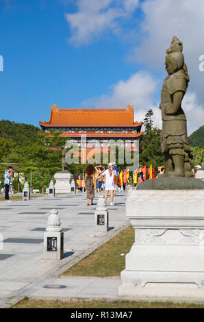 Monastère Po Lin, Ngong Ping, Lantau, Hong Kong Banque D'Images