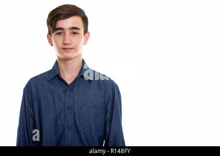 Beau studio shot of young woman persane Banque D'Images