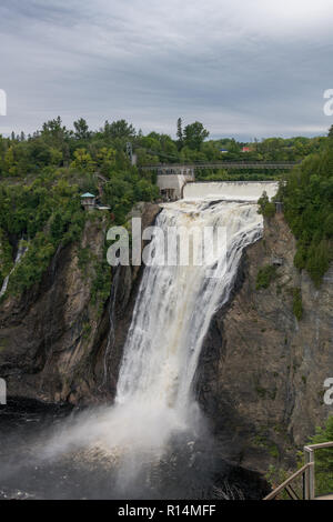 Chutes Montmorency, Parc national de la Gaspésie, Québec, Canada Banque D'Images