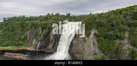 Chutes Montmorency, Parc national de la Gaspésie, Québec, Canada Banque D'Images