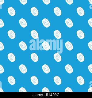 Vêtements tendance classique bouton vecteur bleu transparent Illustration de Vecteur