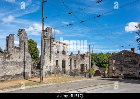 Oradour-sur-Glane, France Banque D'Images