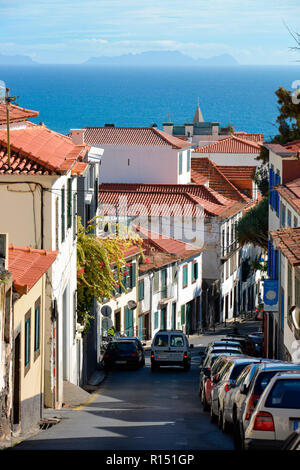 Gasse, Calcado de Pico, Oberstadt, Funchal, Madeira, Portugal Banque D'Images