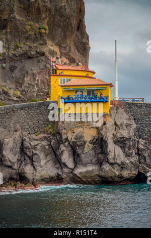 Restaurante Sol Poente, Ponta do Sol, Madeira, Portugal Banque D'Images