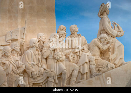 Denkmal der Entdeckungen Padrao dos Descobrimentos, Belem, Lisboa, Portugal Banque D'Images