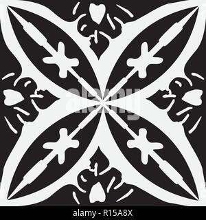 La décoration murale marocaine transparente design pattern. Carreaux de sol en céramique. Collection patchwork pattern. Parfait pour l'impression sur tissu, en carreaux de céramique Illustration de Vecteur