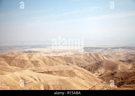 Paysage de Judée autour de Jéricho - Israël Banque D'Images