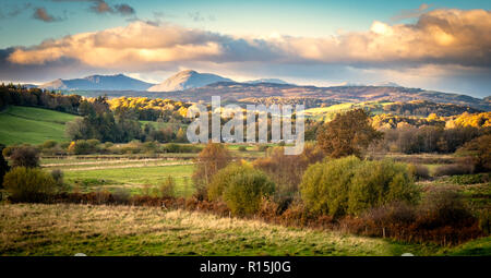 Jusqu'à la vallée de l'Rusland Timothy Chefs, Haverthwaite que sur la bordure sud du Parc National de Lake District en Cumbrie (Angleterre) avec l'a Banque D'Images