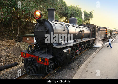 Le train de luxe Royal Livingstone Express, Livingstone, Zambie Banque D'Images